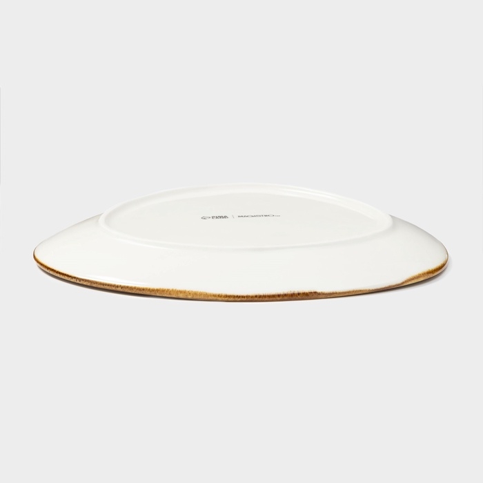 Блюдо фарфоровое для подачи Magistro «Церера», 21×18,7 см, цвет белый Блюдо фарфоровое для подачи Magistro «Церера», 21×18,7 см, цвет белый