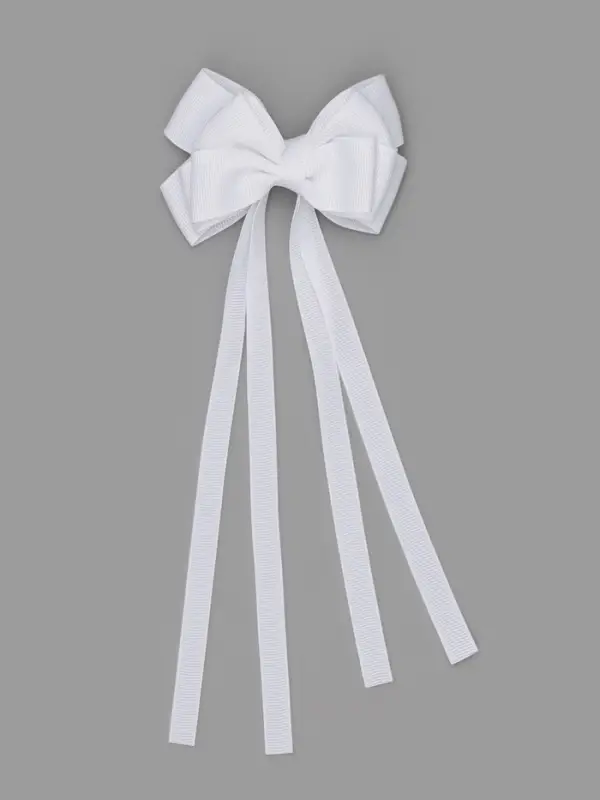 Бант для волос на заколке с лентами, белый, Принцессы Дисней
