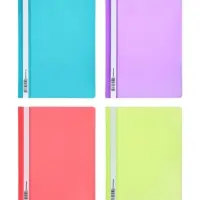 Папка-скоросшиватель А4 180 мкм, ErichKrause Matt-touch Reef, текстура &laquo;без отпечатков&raquo;, яркие трендовые, прозрачный верх