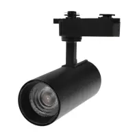 Трековый светильник Luazon lighting, TSL-012, 20 Вт, 1400 Лм, 2800K, чёрный, свечение тёплое белое