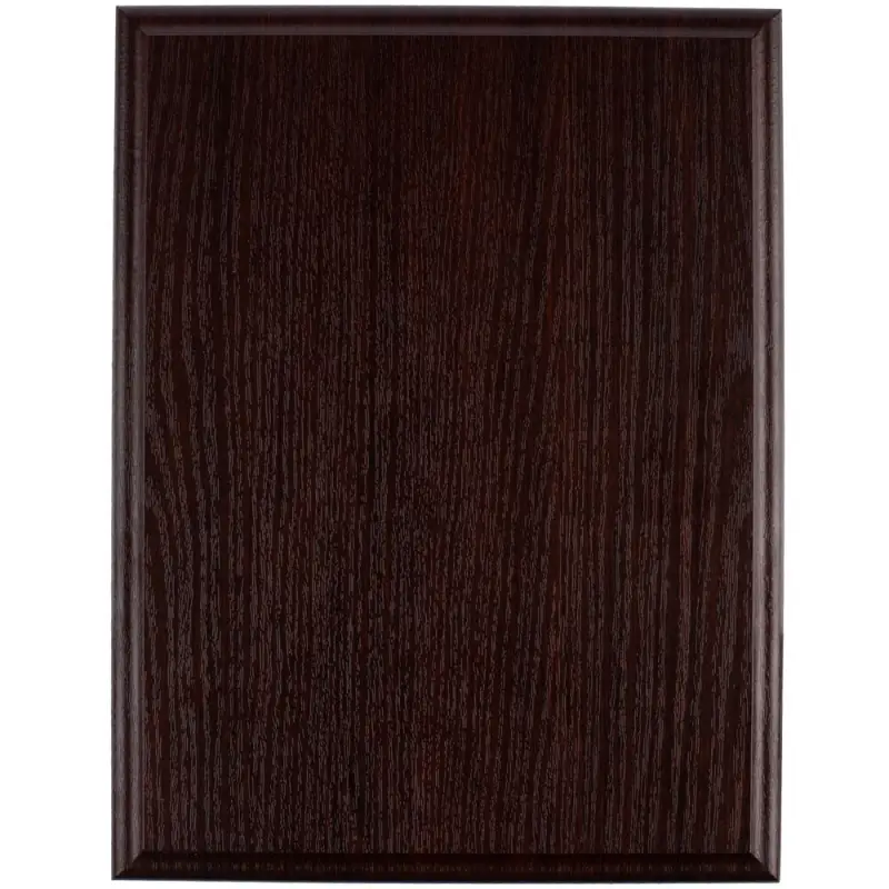 Плакетка Plaque, большая, вишня c серебристой пластиной Плакетка Plaque, большая, вишня c серебристой пластиной