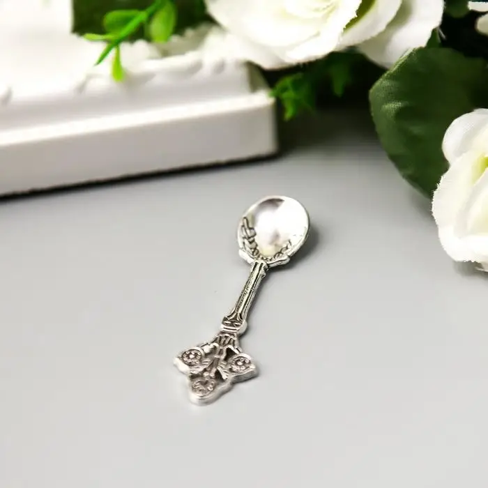 Сувенир кошельковый металл Сувенир кошельковый металл "Ложечка королевская" 5,9х1,4 см