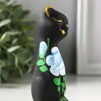 Набор фигурок 2 шт. керамика &laquo;Love - коты&raquo;, 11 см, чёрный, МИКС