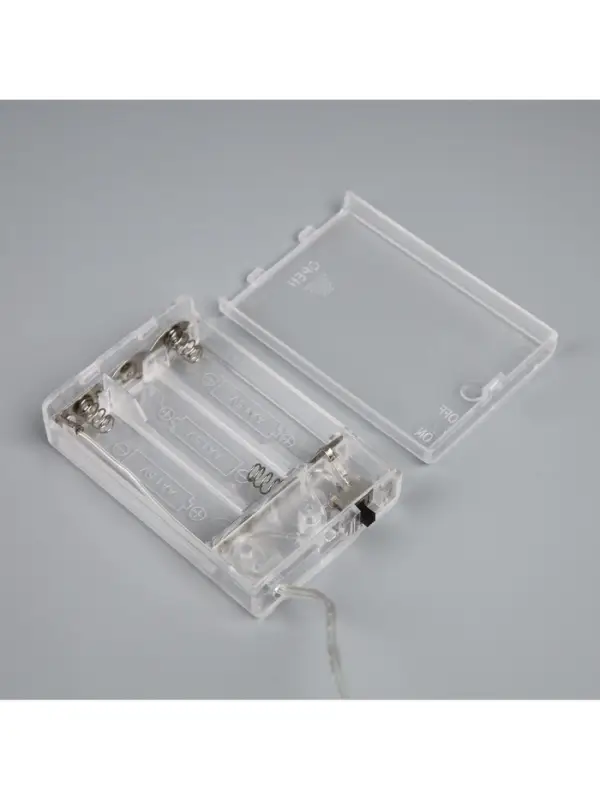 Гирлянда &laquo;Нить-гроздь&raquo; 60 см, прозрачная нить, &laquo;Красочные шары&raquo;, 30 LED, 4.5 В, от батареек AAх3, свечение тёплое белое