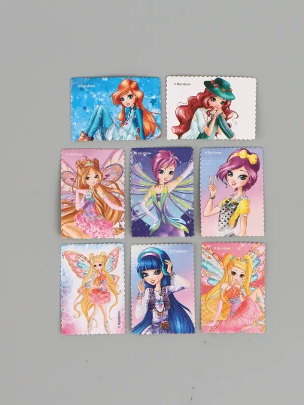 Наклейки для подарков WINX, 42 штуки в коробке. 3 х 4 см