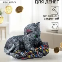 Копилка для денег &laquo;Котенок с клубком&raquo;, 20&times;25&times;14 см