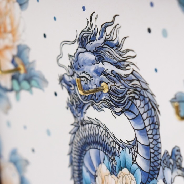 Ключница открытая Ключница открытая "Цветочный дракон" 27х22 см