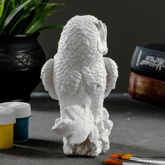 Фигура для раскраски Фигура для раскраски "Филин на листьях" 12х8х6см