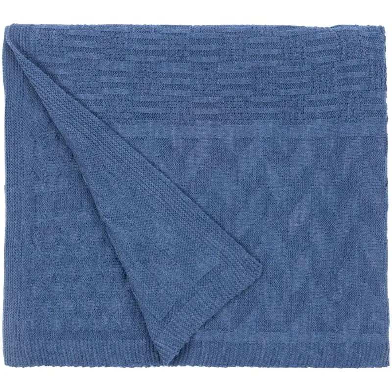 Плед Snippet, синий меланж (джинс) Плед Snippet, синий меланж (джинс)