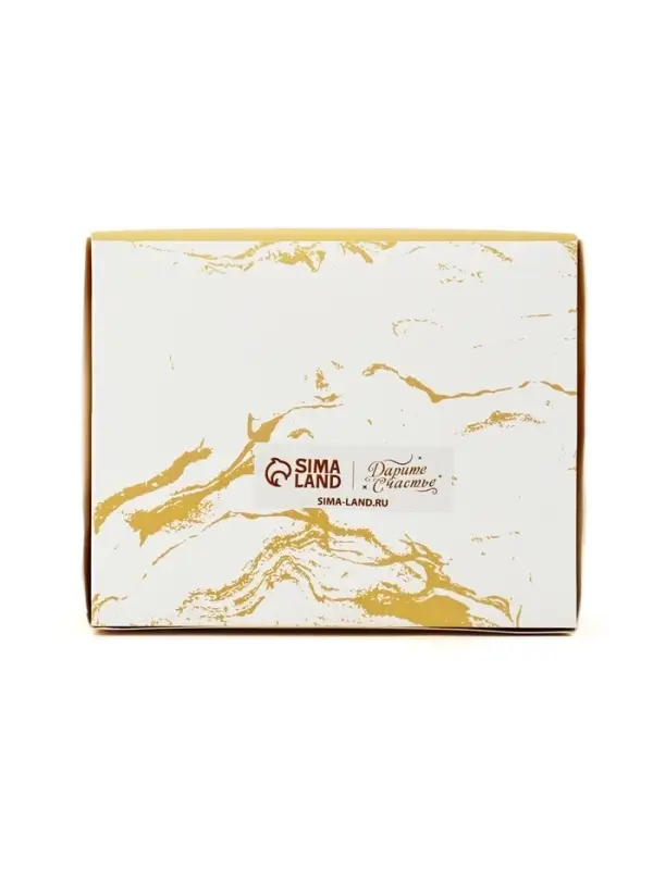 Кондитерская упаковка для макарун с окном, &laquo;Золотой бант&raquo;, 11&times;13.5&times;5.5 см