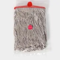 Насадка для швабры верёвочная Доляна, удлинённая насадка 21 см, хлопок, 31&times;21&times;4 см, МИКС