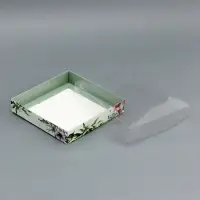 Коробка сборная с PVC крышкой, &laquo;Для тебя&raquo;, 16&times;16&times;3 см