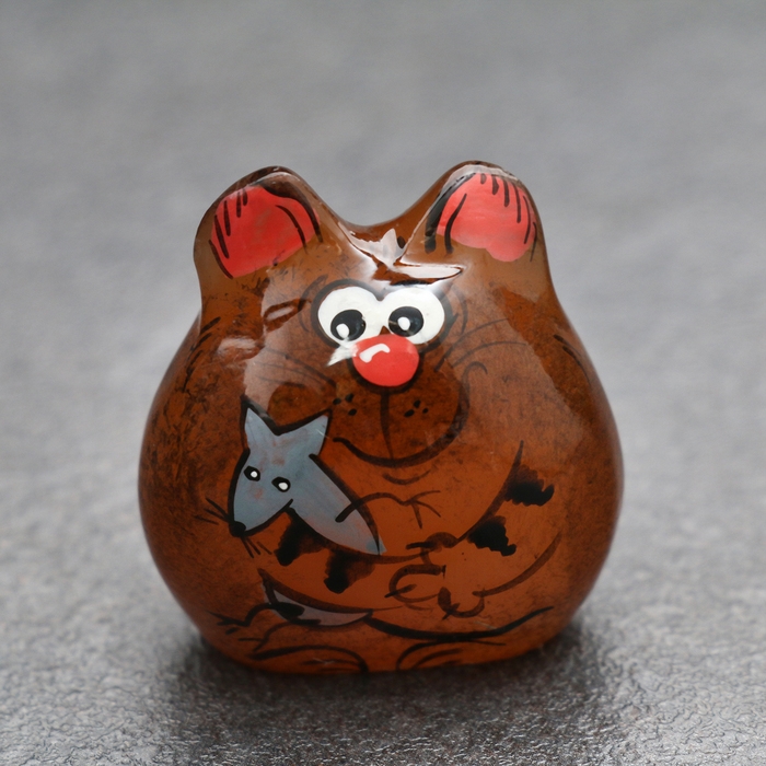 Сувенир «Котёнок Веня», 3,5×3 см, микс, селенит Сувенир «Котёнок Веня», 3,5×3 см, микс, селенит