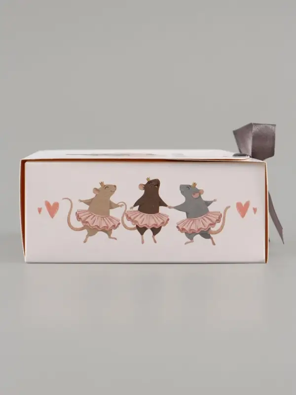 Коробка подарочная самосборная &laquo;Для моей крыски, с любовью&raquo;, 16.5&times;12&times;5 см, с лентой