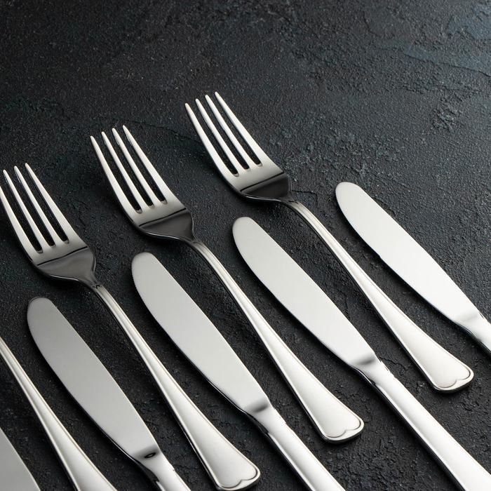 Набор столовый &laquo;Мондиал&raquo;, 24 предмета, толщина 2,5 мм, сувенирная коробка