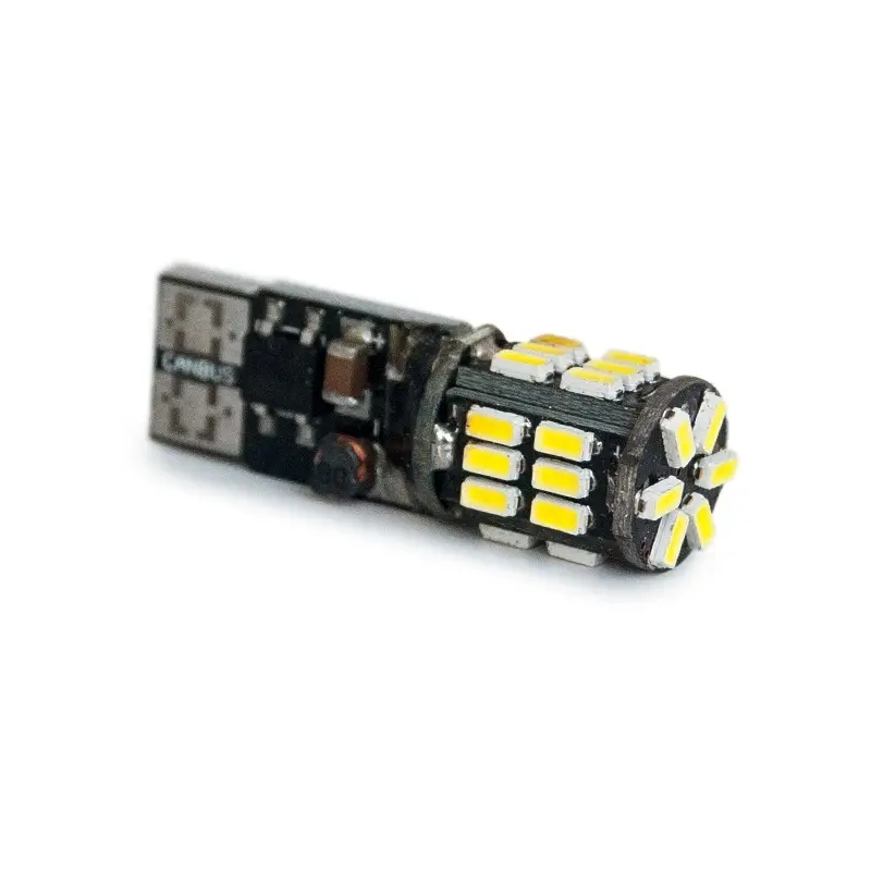 C017 T10/белый/(W2,1x9,5d) CANBUS 30 SMD 3014, 12-24V, блистер 2 шт.