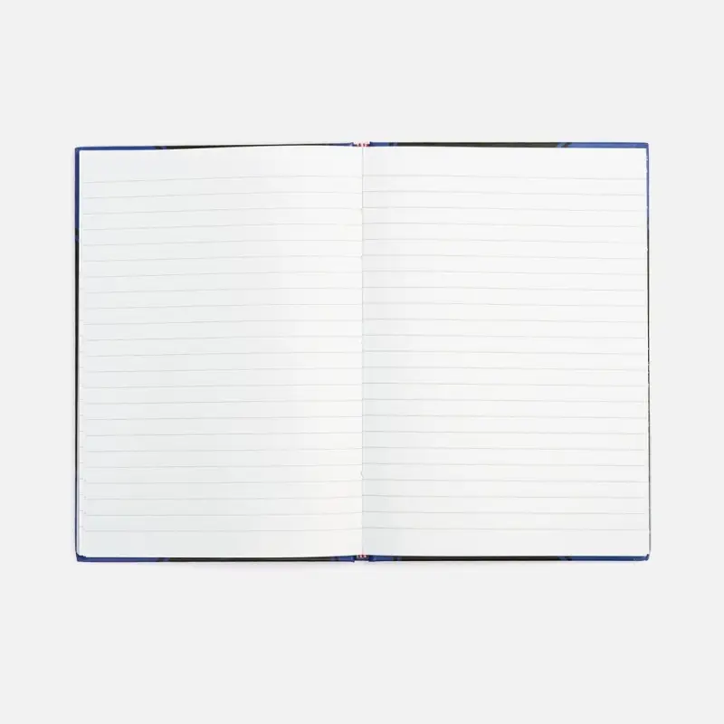 Блокнот Accenti, черный с синим Блокнот Accenti, черный с синим