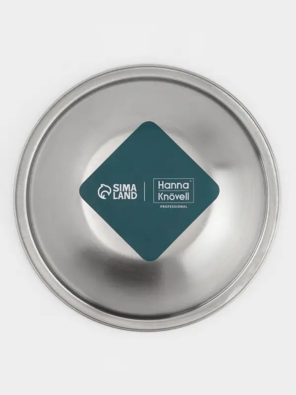 Миска Hanna Kn&ouml;vell, 1.8 л, d=22 см, толщина 0.4-0.5 мм, нержавеющая сталь