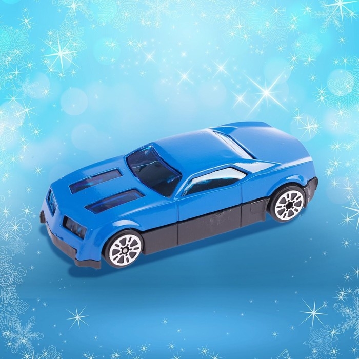 Новогодний шар с игрушкой «Гоночная машинка», МИКС Новогодний шар с игрушкой «Гоночная машинка», МИКС