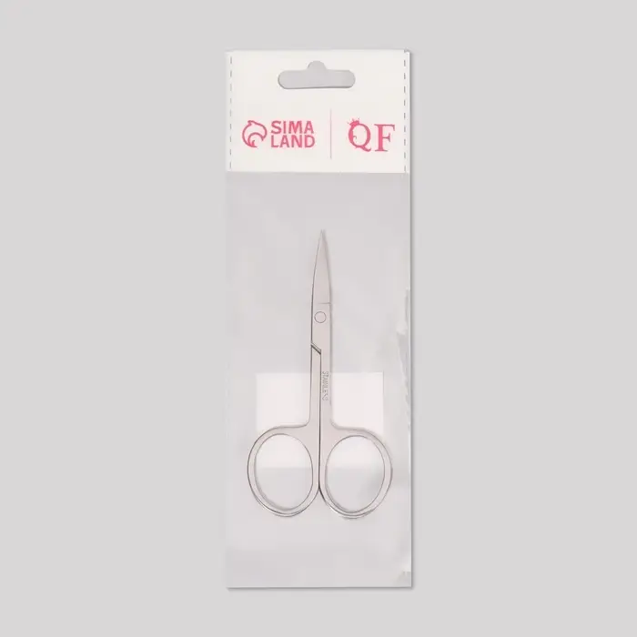 Ножницы маникюрные QF, прямые, широкие, 9 см