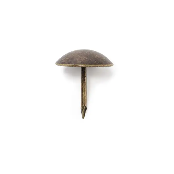 Гвозди ТУНДРА, декоративные, обивочные, 19×22 мм, бронза, 200 шт. Гвозди ТУНДРА, декоративные, обивочные, 19×22 мм, бронза, 200 шт.