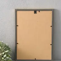 Фоторамка для фото 21х29,7 см (А4) "Oframe", пластик, золотой, (пластиковый экран)