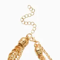 Цепь многослойная &laquo;Три вида&raquo;, железо, 3 яруса, L=30, 32, 40 см, цвет золото