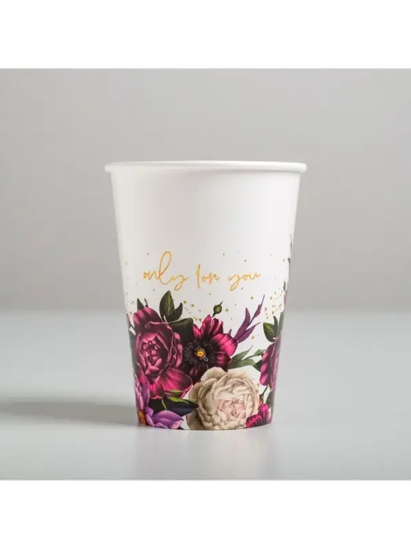 Стакан для цветов Only for You, белый, 350 мл