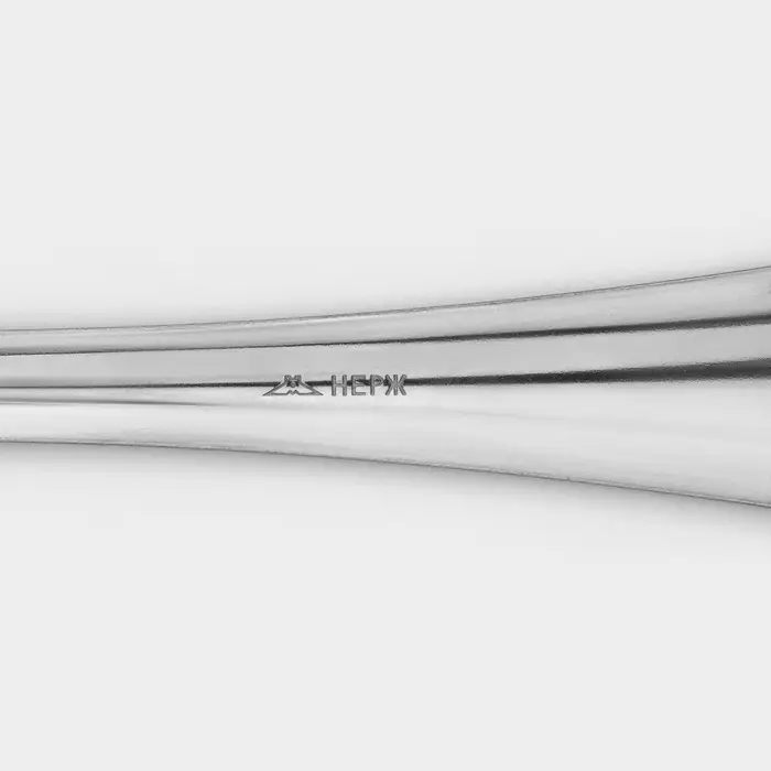 Нож столовый &laquo;Новинка&raquo;, длина 19 см,толщина 1,2 мм, цвет серебряный