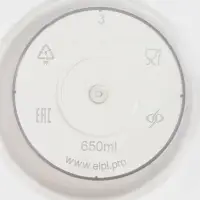 Стаканы одноразовые Bubble cup, набор 10 шт., 650 мл, d=9 см, h=18 см, пластик, матовые, прозрачные