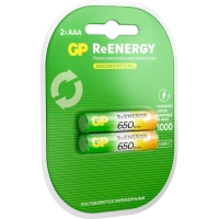 Аккумулятор GP 650mAh AAA GP65AAAHC-2DTECR2/ 65AAAHCRGY-2CRCB2 бл/2шт