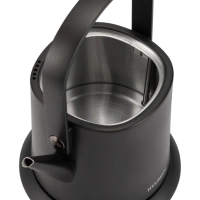 Чайник HYK-S2042 0.6л. 1000Вт черный (металл)