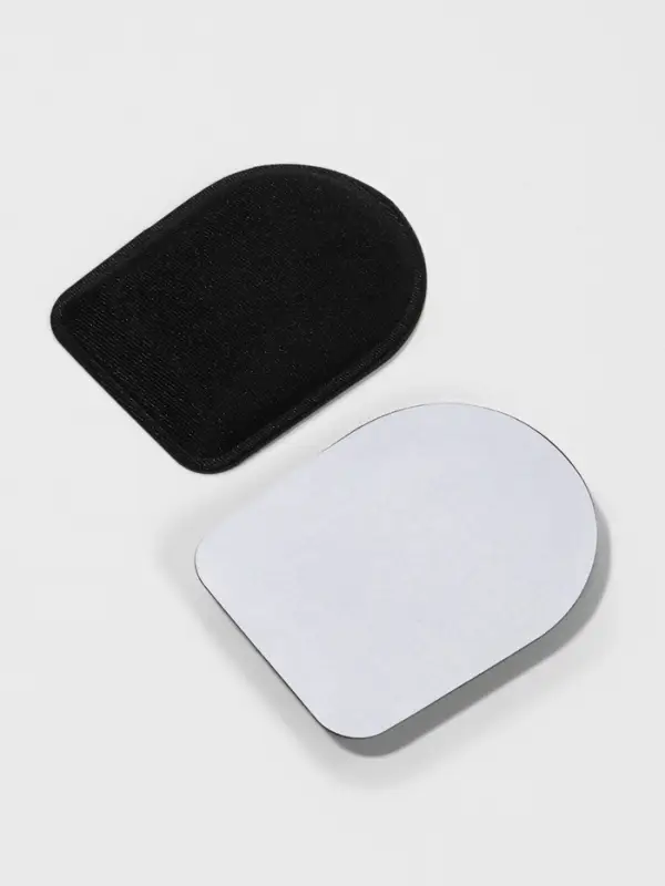 Подпяточники для обуви, клеевая основа, 8.3&times;6.5 см, пара, чёрные