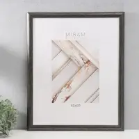 Фоторамка для фото 40&times;50 см &laquo;МИРАМ&raquo;, пластик, грецкий орех, (пластиковый экран)