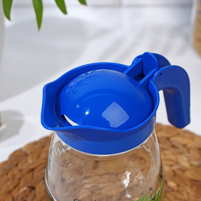 Кувшин с крышкой «Ягодный фреш», стеклянный, 1,5 л, с крышкой