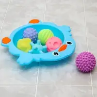 Развивающие тактильные мячики Крошка Я &laquo;Цыпленок тазик&raquo;, в наборе 6 шт., с пищалкой, МИКС