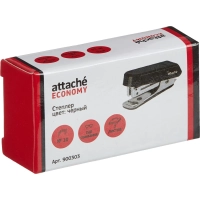 Степлер -мини Attache №10 на 7 листов, черный антистеп