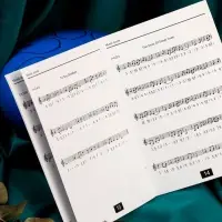 Глюкофон - музыкальный инструмент, синий, 8 лепестков, 15&times;9 см