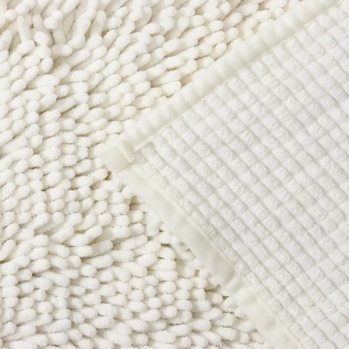 Коврик для дома LaDо́m, букли, плотность 1400 г, 50&times;80 см, белый