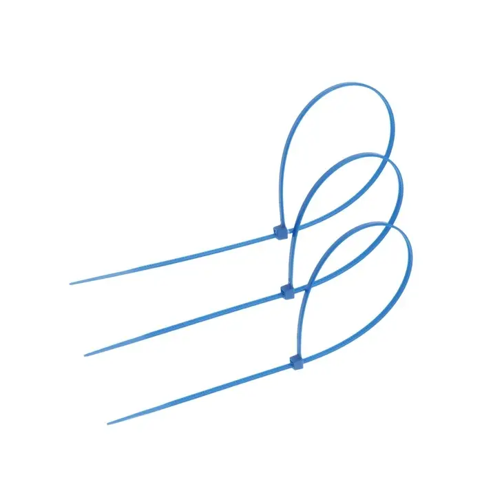 Хомут нейлоновый для стяжки, ТУНДРА, 3.6×250 мм, синий, 25 шт.