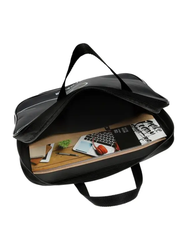 Папка с ручками Calligrata &laquo;Тюлень&raquo;, А4, 70 мм, 350&times;270, текстиль