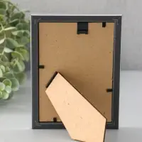 Фоторамка для фото 10х15 см "Oframe", пластик, серебро, (пластиковый экран)