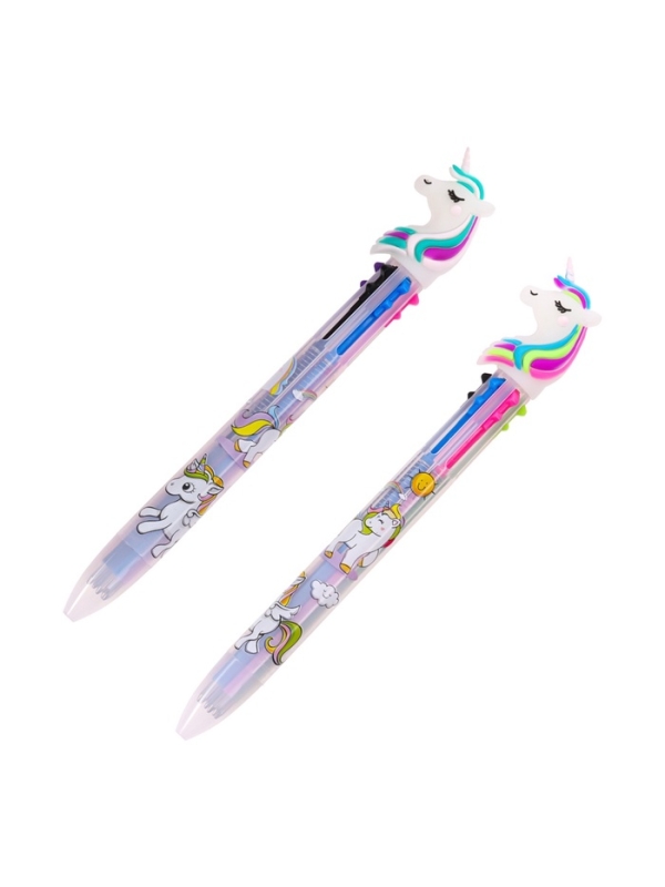 Ручка шариковая, автоматическая, 3-х цветная, корпус МИКС Ручка шариковая, автоматическая, 3-х цветная, корпус МИКС