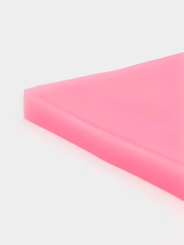 Молд для заливки &laquo;Новогодние флажки&raquo;, силикон, 12 ячеек, 13.5&times;0.8 см, розовый