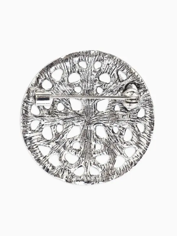 Брошь &laquo;Скандинавия. Кельтские узлы&raquo;, цвет чернёное серебро