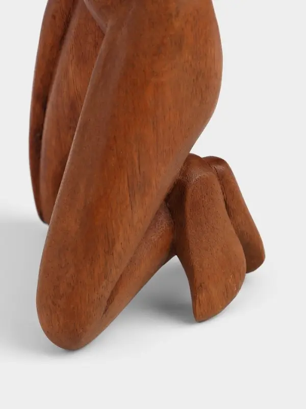 Абстракция "Отдых" дерево Суар, 30х12х12 см