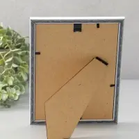 Фоторамка для фото 15х21 см "Oframe", пластик, белый, (пластиковый экран)