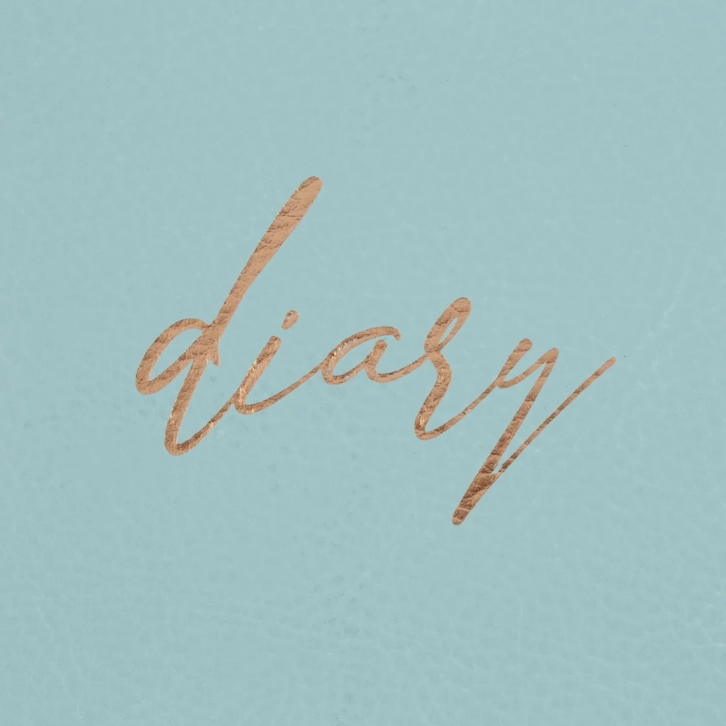 Ежедневник недатированный А5, 136л, Attache голубой