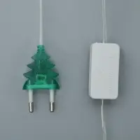 Гирлянда &laquo;Нить&raquo; 2.5 м, IP20, прозрачная нить, 25 LED, свечение RG/RB, мигание, 220 В