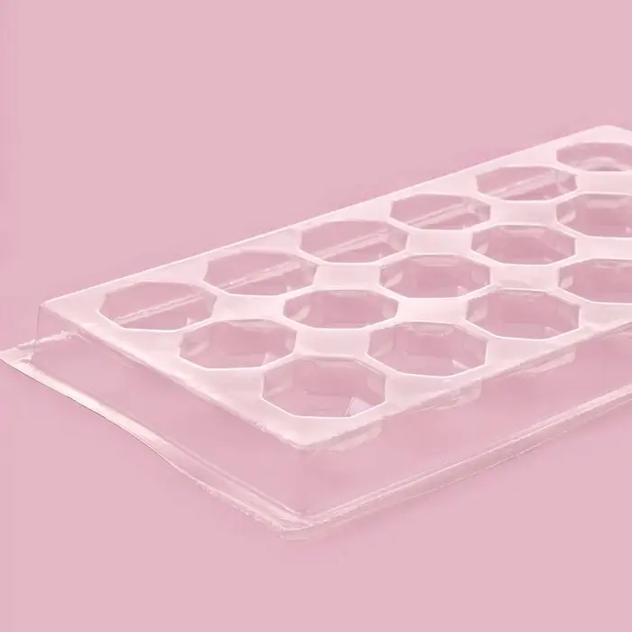 Форма для шоколада и конфет «Бриллиант», 18 ячеек, 22×11 см, прозрачная